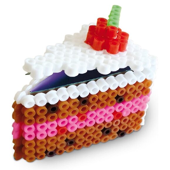 New in Box SES  Iron on Beads Beedz 3D Cake Boxes 1800 Pcs w/Accessories Age 5+ - Picture 3 of 16